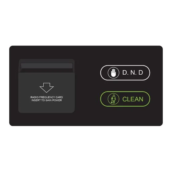 Otel Dnd Sistemi Energy Saver Modüllü